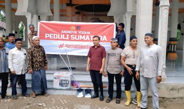 Ringankan Beban Warga, Alumni Akpol 2015 Salurkan Bantuan Banjir Bandang di Nisam