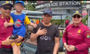 Anak Terpisah Saat CFD HI Ditemukan Polisi, Orang Tua Ucap Terima Kasih
