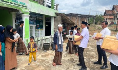 Hari Jadi Intelijen Polri ke-80, Polres Way Kanan Salurkan Bansos di Ponpes Miftahul Huda