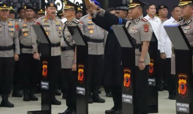 ‎Kapolda Jawa Barat Memimpin Langsung Sertijab PJU dan Kapolres Jajaran