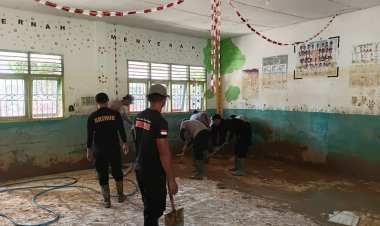 Pasbrimob 1 BKO Polres Tapteng Laksanakan Aksi Kemanusiaan Pascabencana