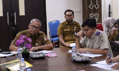 BPN Tulang Bawang dan Sekda Tulang Bawang Bahas Percepatan Sertifikasi Aset Milik Pemkab Tulang Bawang 