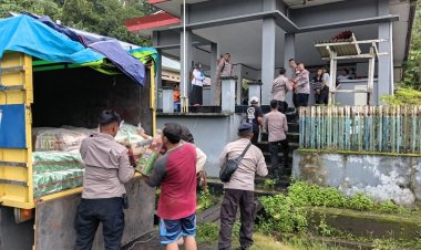 Tiga Kabupaten Terdampak Hidrometeorologi, Polri Bergerak Cepat Lakukan Penyelamatan dan Pemenuhan Kebutuhan Pengungsi