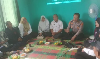 Kapolsek Ikut Vicon Panen Raya Nasional dan Sosilisasi Layanan 110 di Kantor UPT Rebang Tangkas