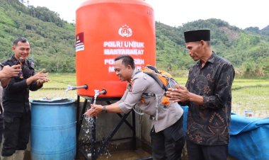 Air Kembali Mengalir, Harapan Tumbuh: Sumur Bor Kapolda Aceh Jadi Sumber Kehidupan Warga Terdampak Bencana di Aceh Tengah