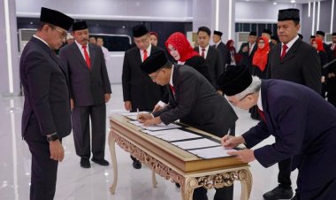 *Pengangkatan Sumpah MPPP dan MPPW, Dirjen PHPT Kementerian ATR/BPN: Peran PPAT Krusial untuk Kualitas Layanan Pertanahan*