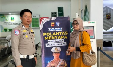 Samsat Cibadak dan Pelabuhan Ratu Gencarkan Sosialisasi Pajak Kendaraan Bermotor Melalui Kegiatan “Polantas Menyapa”