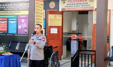 Kapolres Aceh Tengah Launching Ruang Pelayanan SKCK Berstandar Ombudsman RI