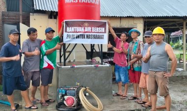 Polri Bangun Puluhan Sumur Bor, Warga Padang Pariaman Mulai Nikmati Air Bersih Pascabencana