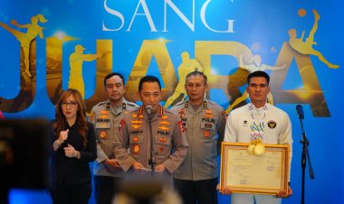 Kapolri Beri Apresiasi ke Atlet Polri dan Non-Polisi yang Berprestasi di Sea Games 2025