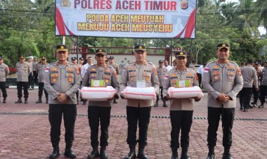 Pulihkan Sektor Pertanian Pascabanjir, Kapolres Aceh Timur Salurkan Bibit Bantuan dari Kapolda Aceh