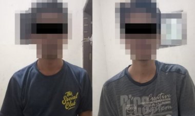 Curat di Way Kanan, Polsek Way Tuba Ringkus Dua Pelaku Curi Enam HP Berbagai Merek di Bandar Sari