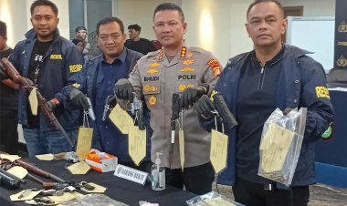‎Sindikat Jual Beli Senpi Ilegal Berbasis "HOME INDUSTRY" Dibongkar Resmob Polda Metro Jaya