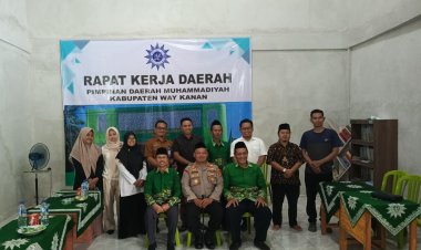 Silaturahmi Ke PD Muhammadiyah, Kapolres Way Kanan Jalin Sinergitas Ciptakan Kamtibmas Kondusif