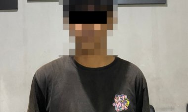 Satreskrim Polres Way Kanan Amankan Pelaku Curi Handphone di Gardu Setia Negara