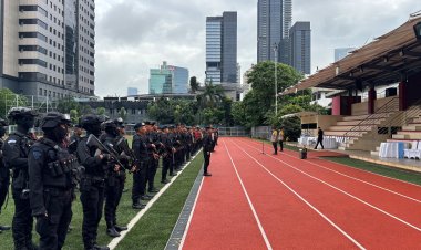‎Brimob Batalyon D Pelopor Dukung Pelaksanaan Ops Pekat Jaya 2026 di Polda Metro Jaya