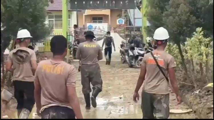 Polri Dampingi Pemulihan SDN 1 Tualang Cut Pascabanjir, Sekolah Siap Sambut Siswa 5 Januari 2026