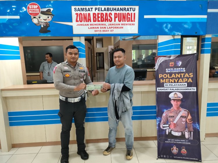 ‎Program Polantas Menyapa : Langkah Nyata Satlantas Polres Sukabumi Bangun Kepercayaan Publik Melalui Transparansi Layanan