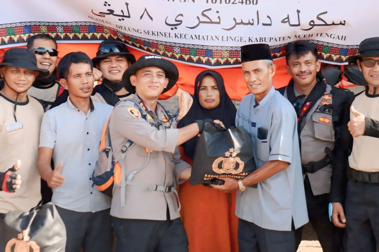 Mengabdi Tanpa Batas, Kapolres Aceh Tengah Jangkau Kemukiman Terpencil Wih Dusun Jamat
