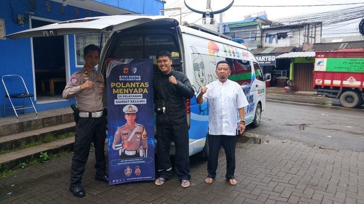 Satlantas Polres Sukabumi Gelar Program Polantas Menyapa untuk Tingkatkan Pelayanan Administrasi Kendaraan