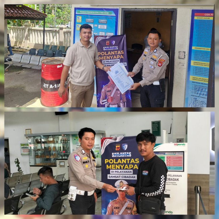 ‎Polantas Menyapa Wajib Pajak di Samsat Cibadak dan Pelabuhan Ratu : Upaya Tingkatkan Pelayanan dan Kedekatan dengan Masyarakat