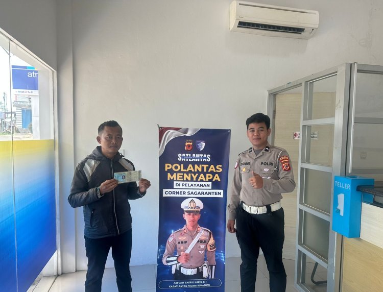 ‎Polantas Menyapa di Samsat Cibadak dan Pelabuhan Ratu, Kabupaten Sukabumi Dorong Pelayanan Prima dan Kamtibmas Kondusif