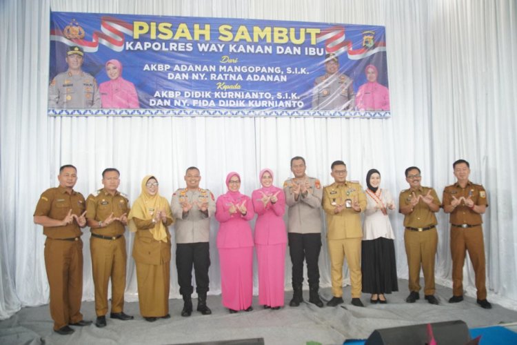 Pisah Sambut Kapolres Way Kanan, Bupati Ayu Asalasiyah Tekankan Sinergi
