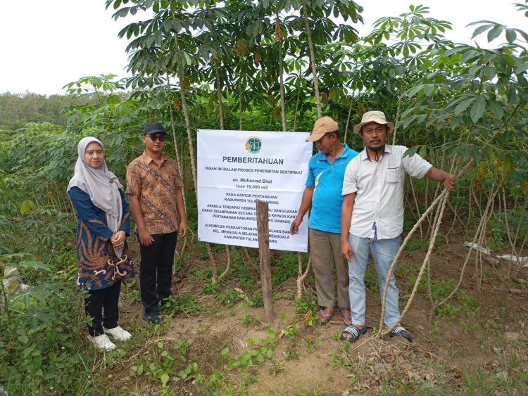 ‎BPN Tulang Bawang Laksanakan Pemeriksaan Tanah Panitia A di Dua Desa