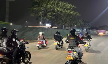 ‎Patroli Brimob Antisipasi Tawuran dan Balap Liar di Kabupaten Bekasi Berjalan Kondusif
