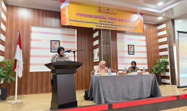 Polda Aceh Perkuat Kapasitas Konselor Polri Lewat Pelatihan Psychological First Aid