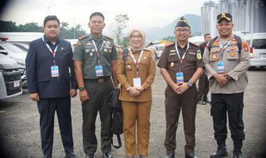 PORKOPIMDA  KABUPATEN WAYKANAN IKUTI RAKOR PEMERINTAH PUSAT DAN DAERAH, INDONESIA BERSIH SAMPAH DAN KARAT.