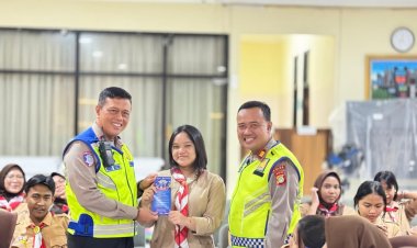 Operasi Keselamatan Jaya 2026, Polisi Edukasi Pelajar dan Pengguna Jalan di Senayan