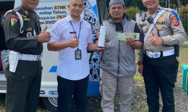 ‎Polres Sukabumi Lewat Program Polantas Layani Masyarakat Melalui Samsat Cibadak dan Pelabuhan Ratu