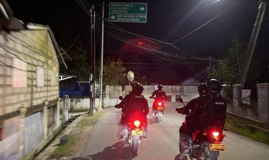‎Patroli Brimob Antisipasi Tawuran dan Balap Liar, Situasi Kabupaten Bekasi Kondusif