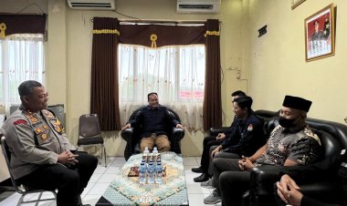 Kapolres Way Kanan Terima Audensi Ketua KPU, Bahas Dinamika Hingga Perkuat Sinergitas Proses Demokrasi