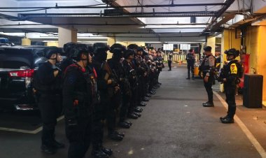 Patroli Gabungan Brimob Polda Metro Jaya Amankan Kendaraan dan Alat Mencurigakan di Rawamangun