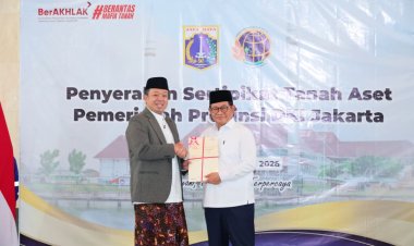 Serahkan 3.922 Sertipikat Aset Pemprov DKI Jakarta, Menteri Nusron: Selamatkan Aset Negara Senilai Rp102 Triliun