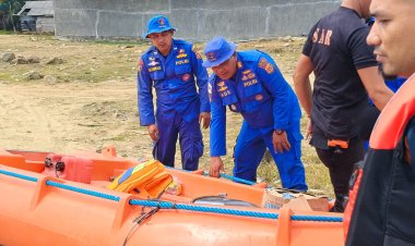 Cuaca Ekstrem, Kasatpolairud Polres Aceh Timur Hentikan Sementara Pencarian Awak KM Camar 29