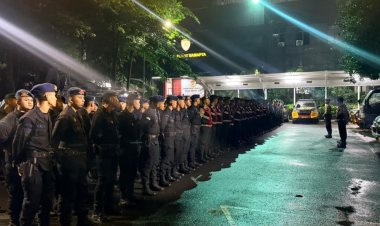 Satgas Anti Tawuran Brimob dan Polres Jaktim Gagalkan Tawuran, 4 Sajam Disita
