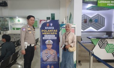 ‎Polantas Menyapa : Satlantas Polres Sukabumi Dorong Pelayanan Lebih Baik Bagi Masyarakat di Samsat Cibadak dan Pelabuhan Ratu