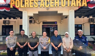 Hangat dan Terbuka, Kapolres Aceh Utara Pererat Hubungan dengan Wartawan di Bulan Suci