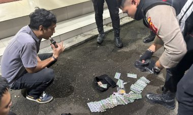 Satgas Anti Tawuran Amankan Pelaku Transaksi Obat Terlarang di Palmerah