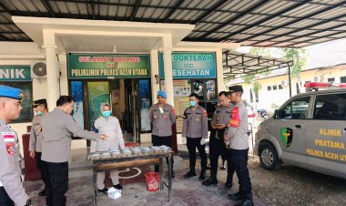 Deteksi Dini Narkoba, 31 Personel Polres Aceh Utara Jalani Tes Urine