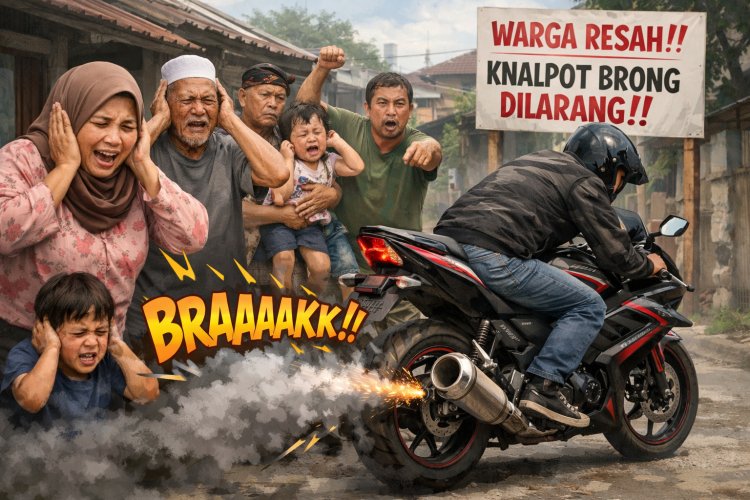 Knalpot Brong Merajalela di Kota Langsa, Polisi Diminta Bertindak Tegas