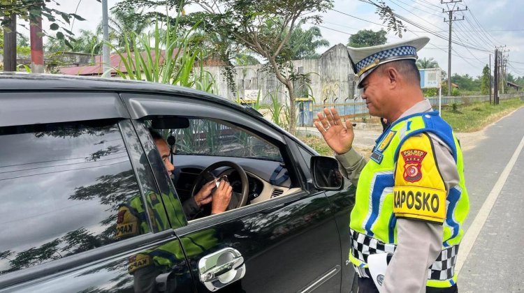 Operasi Keselamatan Seulawah 2026 Hari Kedua, Satlantas Polres Aceh Timur Fokus Edukasi Pengguna Jalan
