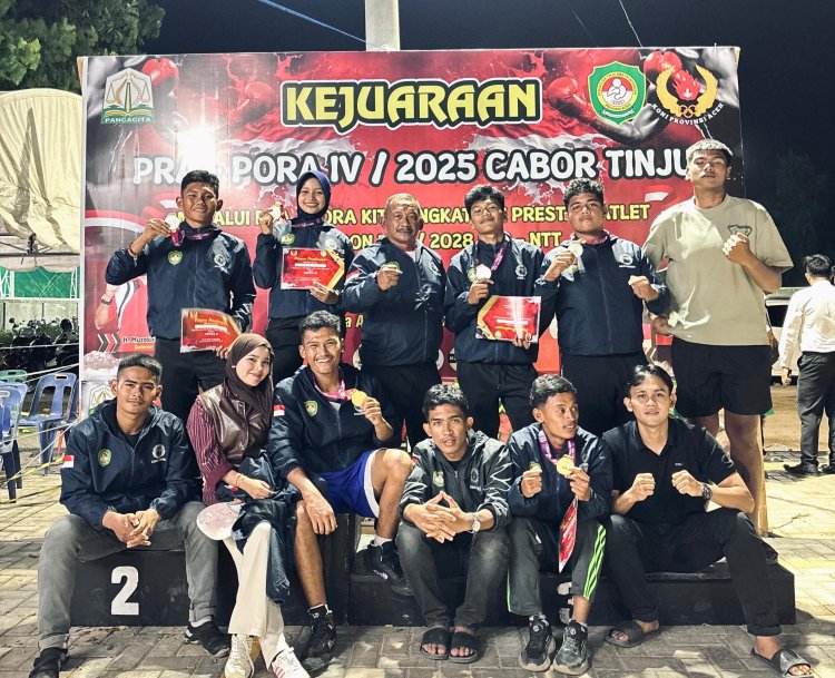 12 Atlet Brigade Boxing Camp Langsa Sabet 7 Medali di Prapora IV Aceh
