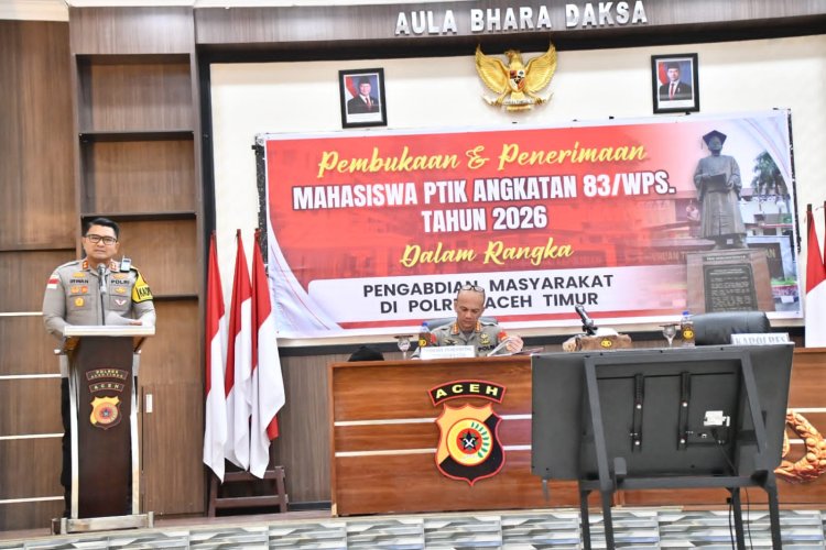 Kapolres Aceh Timur Dorong Sinergi Lewat Pengabdian Masyarakat Mahasiswa Lemdiklat Polri
