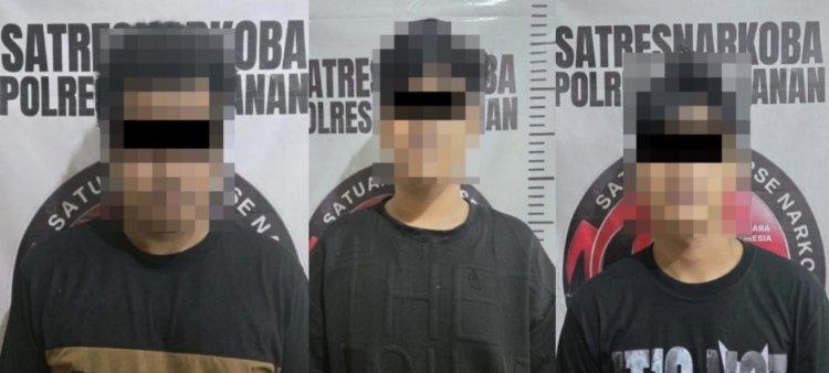 Pakai Narkoba di Acara Organ Tunggal, 3 Pria Asal Oku Timur Diamankan Satresnarkoba Polres Way Kanan