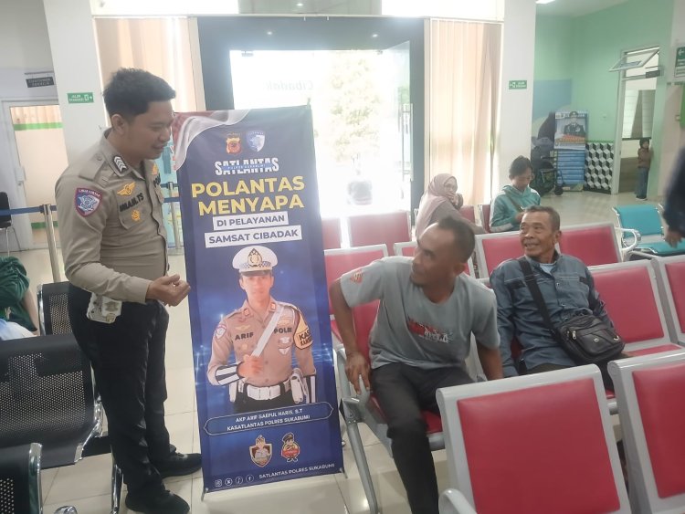 Satlantas Polres Sukabumi Gelar Program "Polantas Menyapa", Edukasi Masyarakat tentang Administrasi Kendaraan