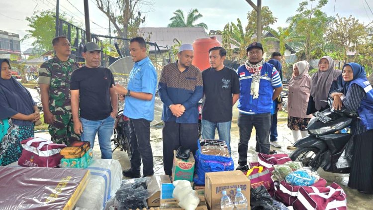 Pemko Langsa Salurkan Bantuan Masa Panik untuk Korban Kebakaran di Gampong Blang